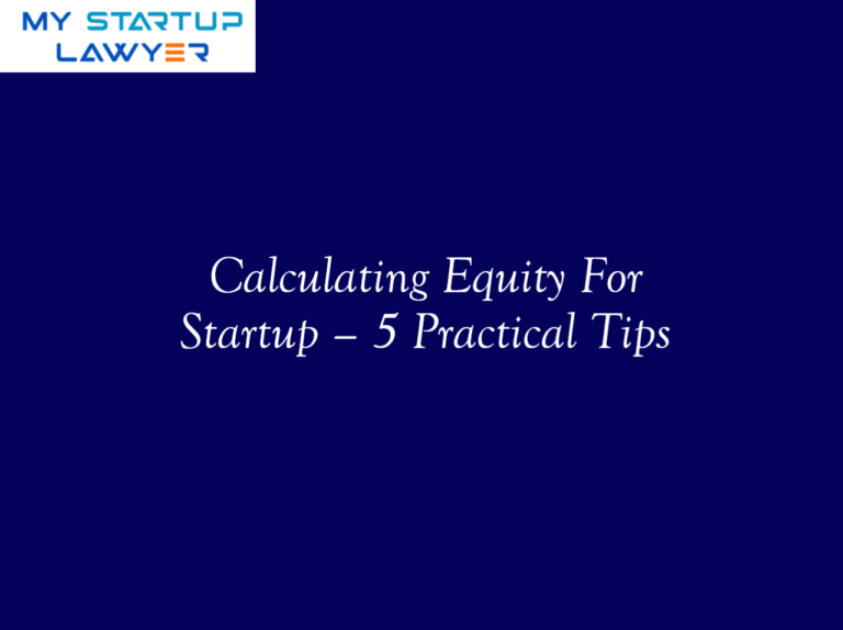 Calculating Equity For Startup – 5 Practical Tips